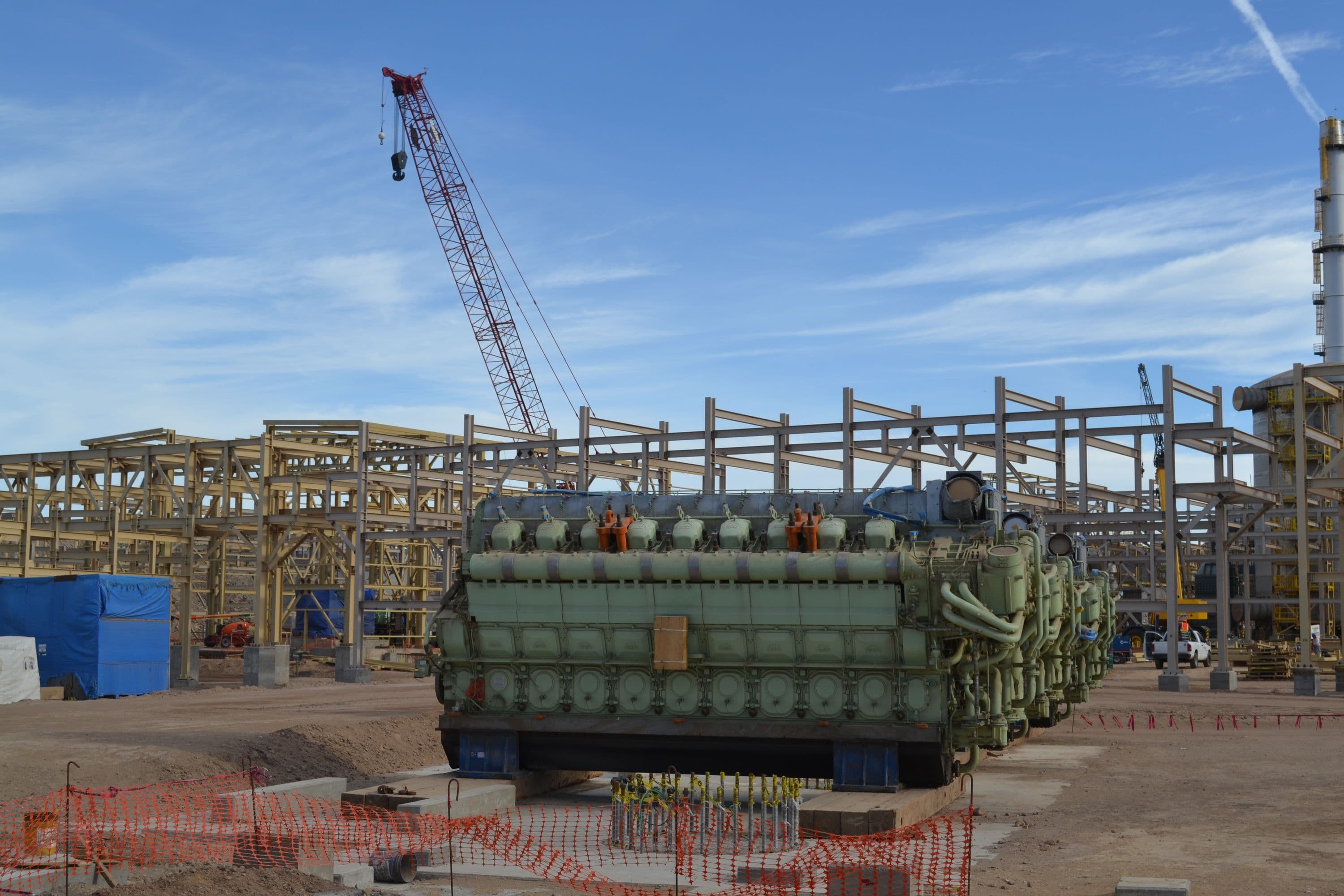 3x7.7 MW gensets