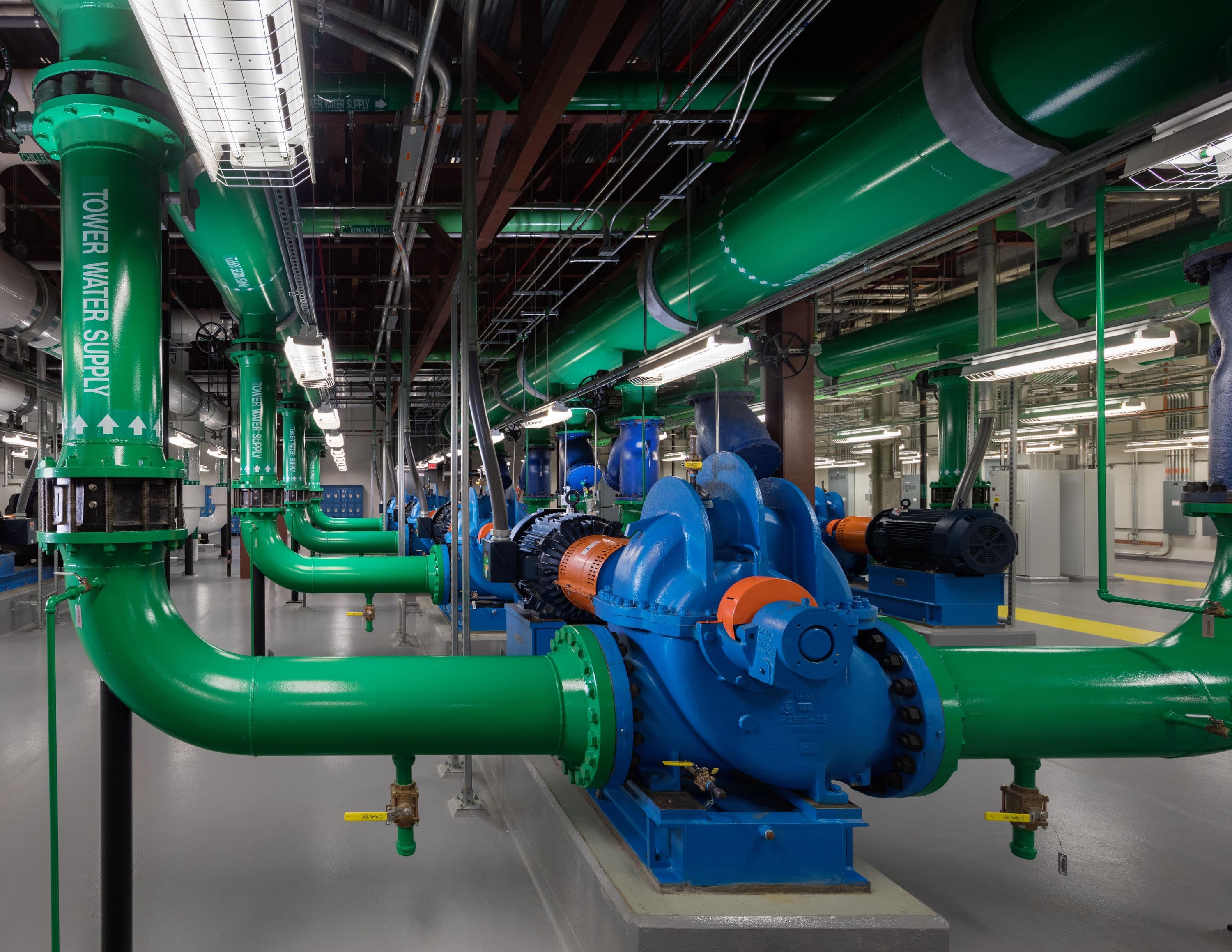 CUB cooling pumps